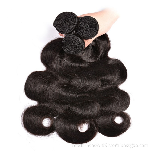 Popular Unprocessed 11A Original Mink Brazilian Human Hair Woven Body Wave Bundles